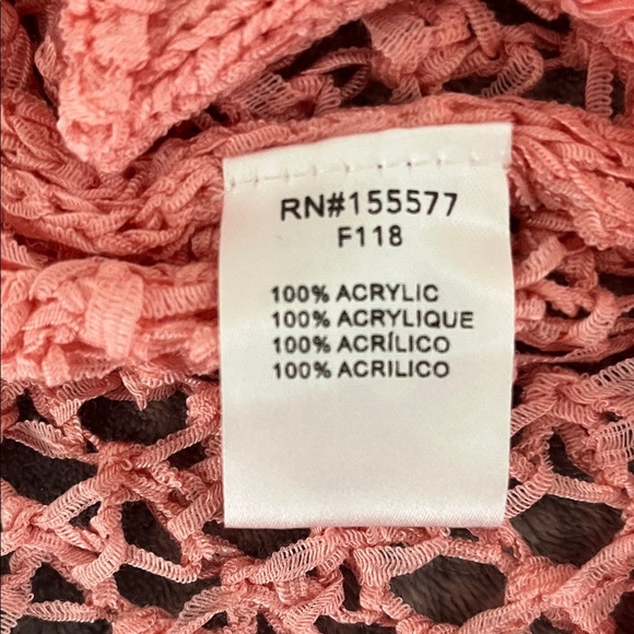 Miracle Pink Open-Knit Sweater NWT - Picture 7 of 8
